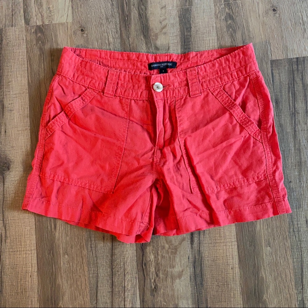 Banana Republic Bright Orange Shorts